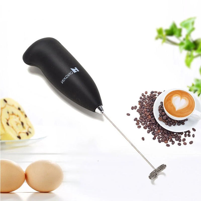 Mini Electric Coffee Frother & Handheld Blender. - ouffee