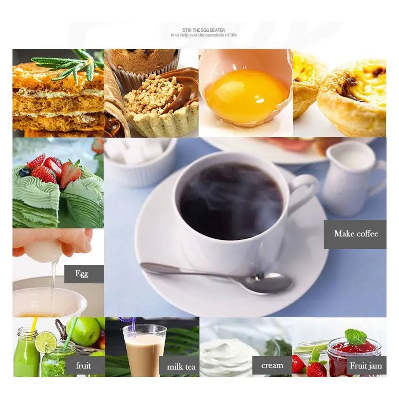 Mini Electric Coffee Frother & Handheld Blender. - ouffee